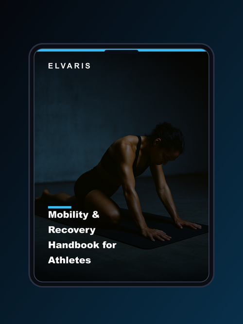 Mobility and Recovery Handbook shown on a tablet